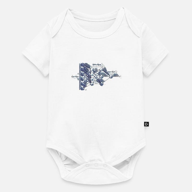 Deep Learning Ukiyoe Effect - Body à manches courtes Premium Bébé - blanc