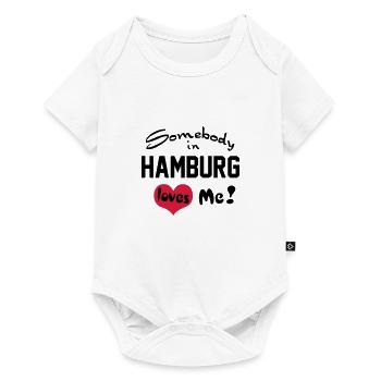 Hamburg - Baby Premium short-sleeve bodysuit - white - Front