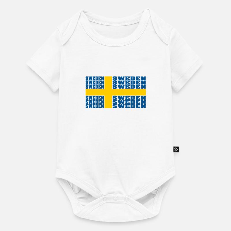 Suède Suède - Body à manches courtes Premium Bébé - blanc