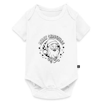 Merry Christmas Y'all Weihnachtsmann Weihnachten - Baby Premium Kurzarmbody - Weiß - Vorne