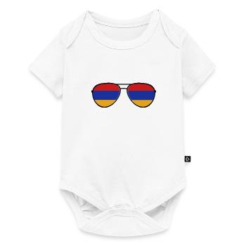 Armenia Armenia Sunglasses Armenian Flag Flag - Baby Premium short-sleeve bodysuit - white - Front