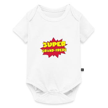 Super GRAND-FRERE - Body à manches courtes Premium Bébé - blanc - Devant
