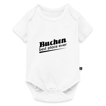 Buchen - Stadt best place ever - Baby Premium Kurzarmbody - Weiß - Vorne