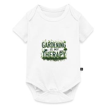 Gardening is My Therapy – Nature & Relaxation - Baby Premium short-sleeve bodysuit - white - Front