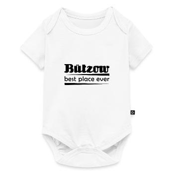 Bützow - Stadt best place ever - Baby Premium Kurzarmbody - Weiß - Vorne