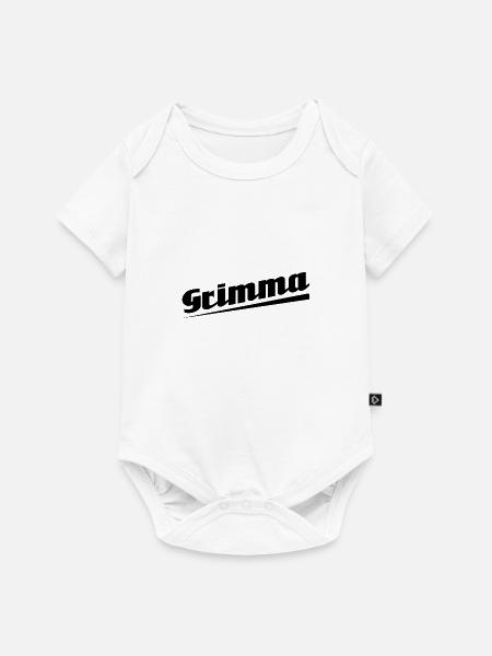 Grimma - Textdesign mit Stadtnamen - Baby Premium Kurzarmbody - Weiß