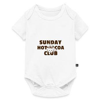 Chocolate Addict Club Fun Chocolate Design - Baby Premium short-sleeve bodysuit - white - Front