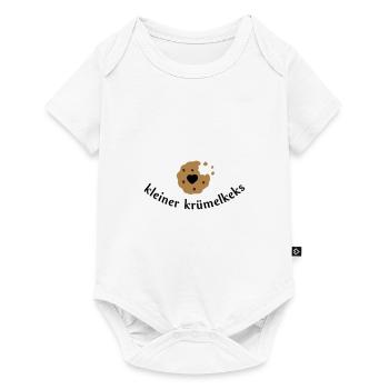 Keks mit Herz - Baby Premium Kurzarmbody - Weiß - Vorne