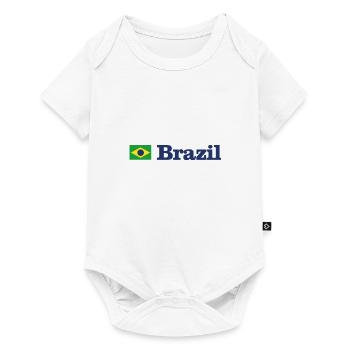Brazil - Body à manches courtes Premium Bébé - blanc - Devant