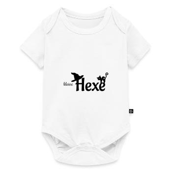 Kleine Hexe Katze und Hut - Baby Premium Kurzarmbody - Weiß - Vorne