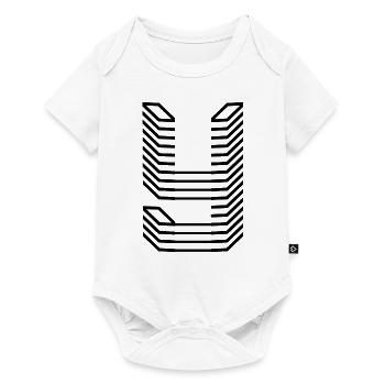 Conception unique du logo Letter Y - Body à manches courtes Premium Bébé - blanc - Devant