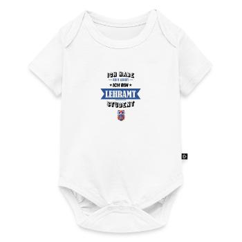 Ich habe kein Leben ich bin Lehramt Student - Baby Premium Kurzarmbody - Weiß - Vorne