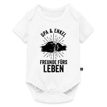 Grand-père, petit-fils, grand-père - Body à manches courtes Premium Bébé - blanc - Devant