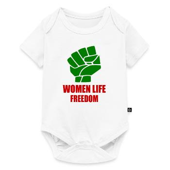 Women life freedom - Baby Premium short-sleeve bodysuit - white - Front