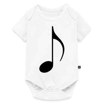 musique - Body à manches courtes Premium Bébé - blanc - Devant
