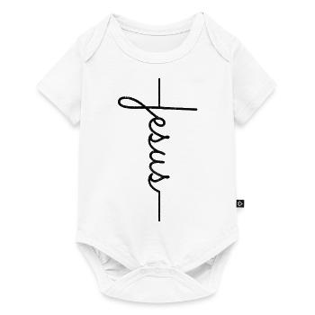 VINTAGE JÉSUS - Body à manches courtes Premium Bébé - blanc - Devant