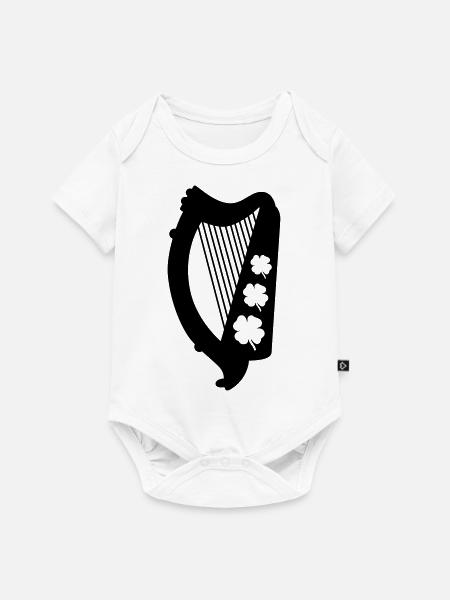 Irland - Baby Premium Kurzarmbody - Weiß