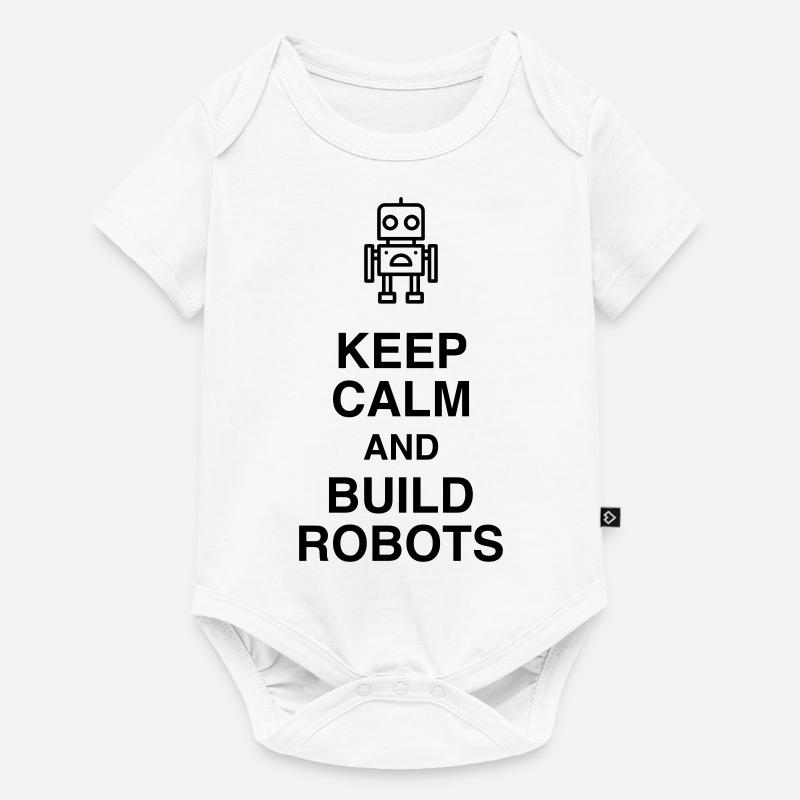 Robotik / Roboter / Robot / Robotics - Baby Premium Kurzarmbody - Weiß