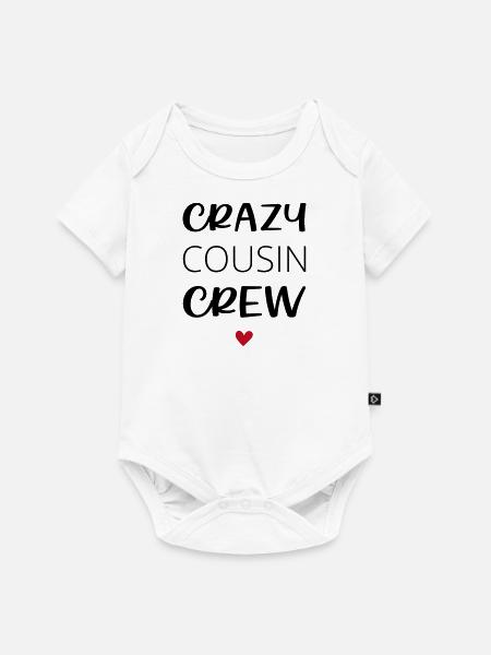 Crazy Cousin Crew / Crew - Baby Premium short-sleeve bodysuit - white