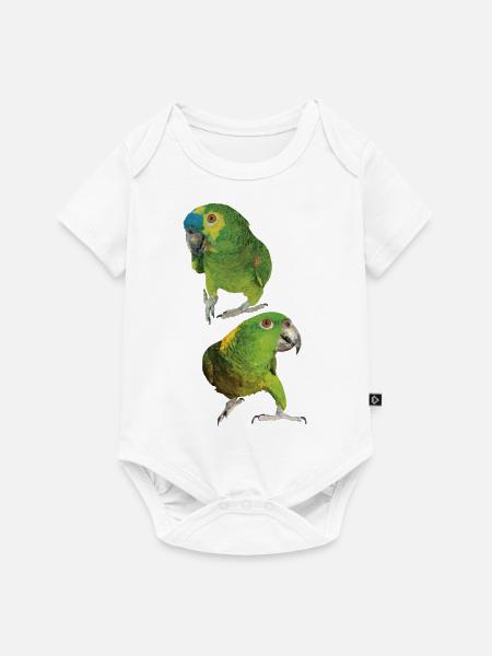 Amazonas - Baby Premium Kurzarmbody - Weiß