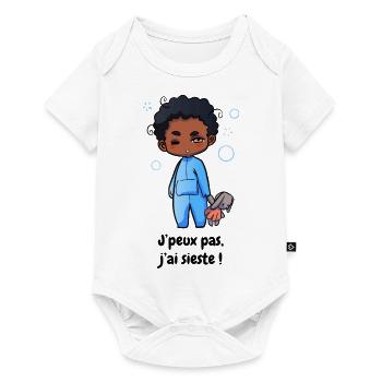 J'peux pas, j'ai sieste ! - Body à manches courtes Premium Bébé - blanc - Devant