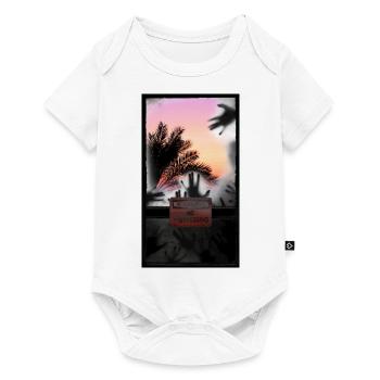 T-shirt creepy forest entering forbidden gift - Baby Premium short-sleeve bodysuit - white - Front