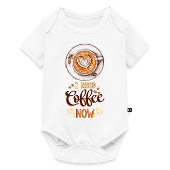 Café Amateur de Café Tasse à café Barista Vintage - Body à manches courtes Premium Bébé - blanc - Devant