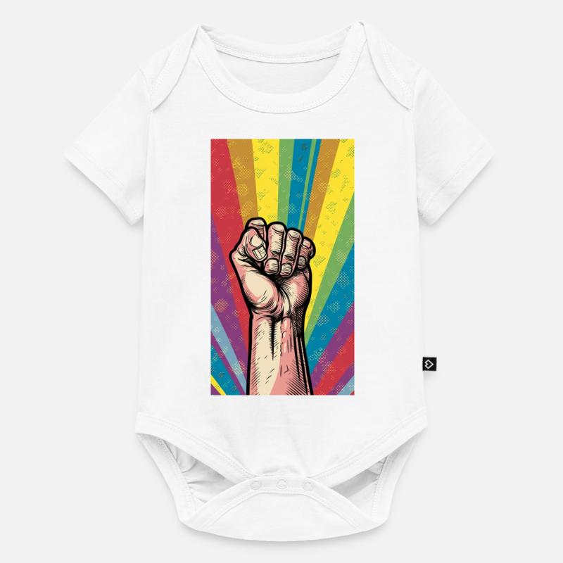 Faust - Baby Premium Kurzarmbody - Weiß