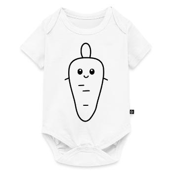 Carotte - Body à manches courtes Premium Bébé - blanc - Devant