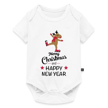 Noël - Body à manches courtes Premium Bébé - blanc - Devant