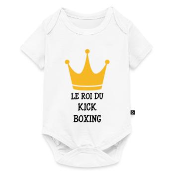 Kickboxing / Kick-Boxeur / Kick Boxing / - Body à manches courtes Premium Bébé - blanc - Devant