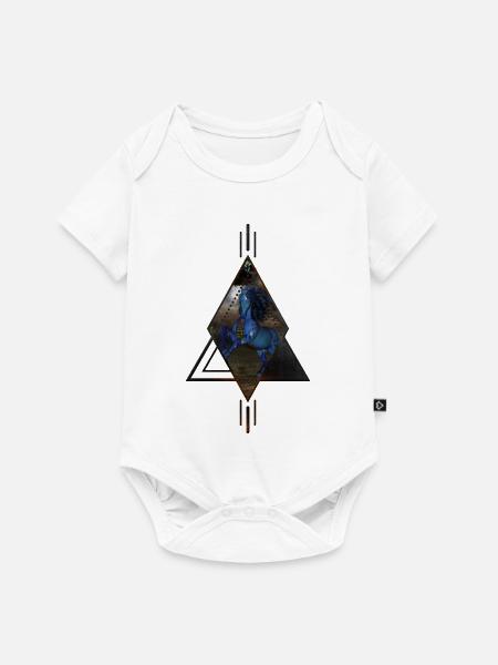 Wunderbares Fantasy-Pferd - Baby Premium Kurzarmbody - Weiß