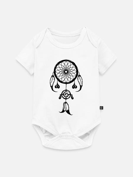Traumfänger - Baby Premium Kurzarmbody - Weiß
