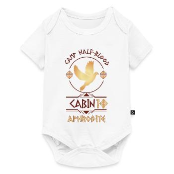 Cabin #10 in Camp Half Blood, Child of Aphrodite - Baby Premium short-sleeve bodysuit - white - Front