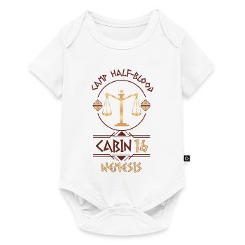 Cabin #16 in Camp Half Blood, Child of Nemesis - Baby Premium short-sleeve bodysuit - white - Front