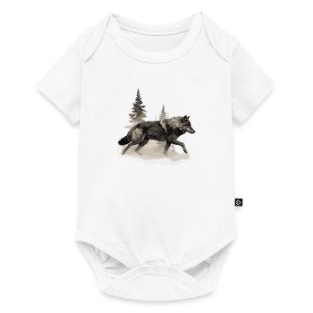 Wolf Scratch Marks Claws Wild Forest Animal - Baby Premium short-sleeve bodysuit - white - Front