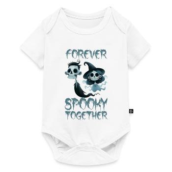 FOREVER SPOOKY TOGETHER, HALLOWEEN SCARY GHOSTS - Body à manches courtes Premium Bébé - blanc - Devant