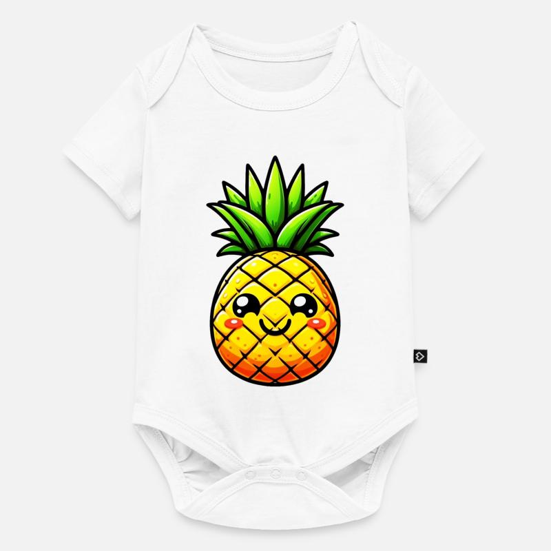Ananas - Body à manches courtes Premium Bébé - blanc