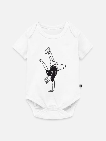 B Boy - Baby Premium Kurzarmbody - Weiß