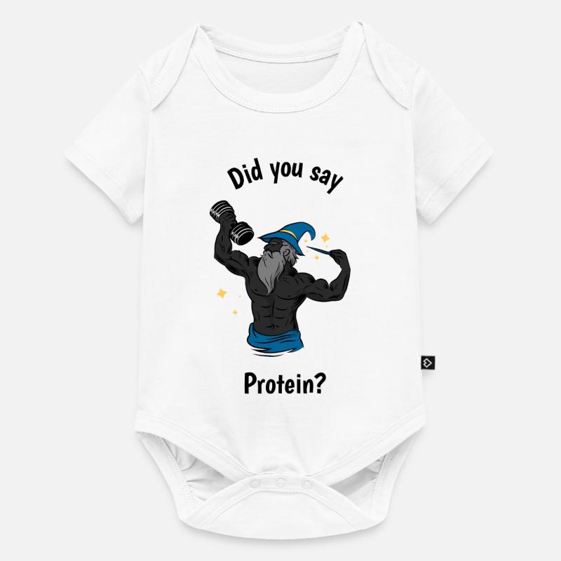 Vous avez dit protéines ? - Body à manches courtes Premium Bébé - blanc