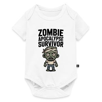 Zombie Apocalypse Survivor - Baby Premium short-sleeve bodysuit - white - Front