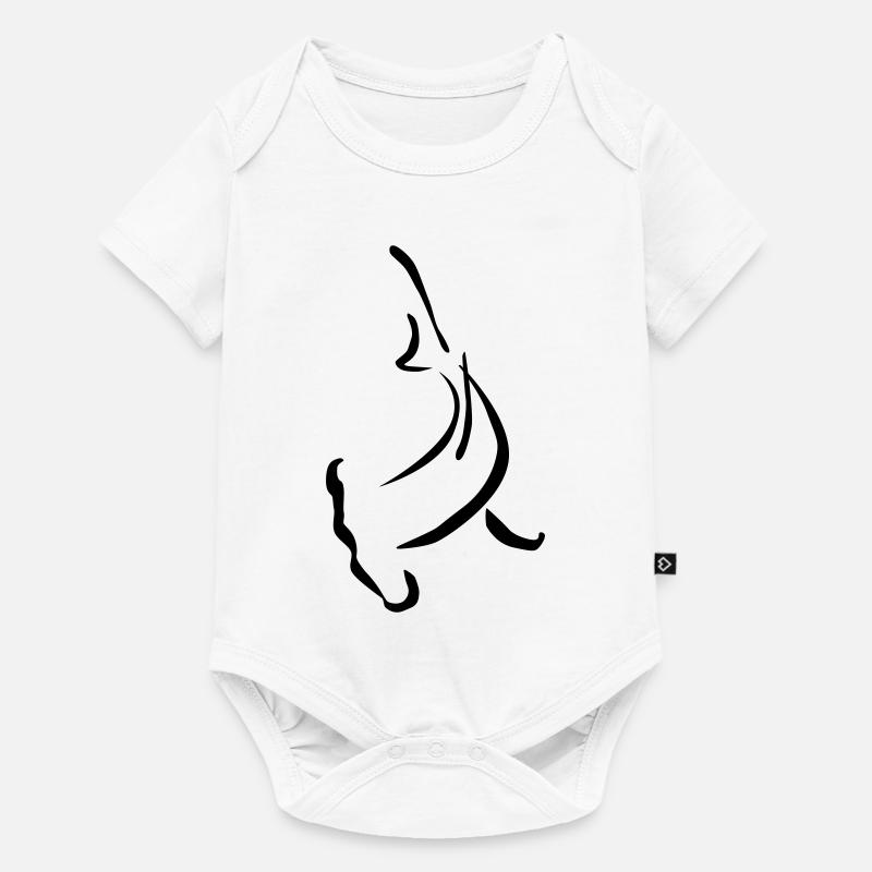 Hammerhead shape - Baby Premium short-sleeve bodysuit - white