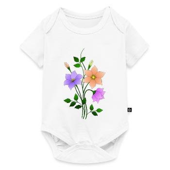 Fleur - Body à manches courtes Premium Bébé - blanc - Devant