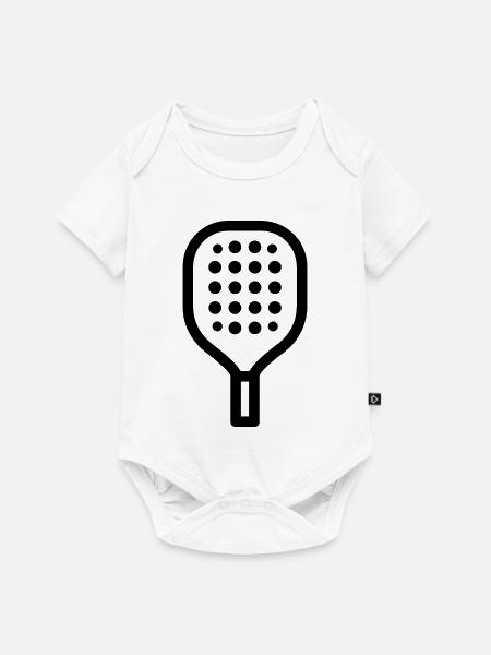 Padel - Baby Premium Kurzarmbody - Weiß