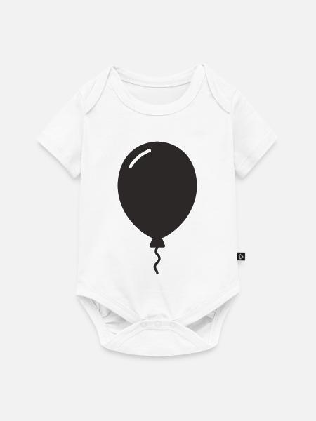 Luftballon – Party, Leichtigkeit & Gute Laune - Baby Premium Kurzarmbody - Weiß