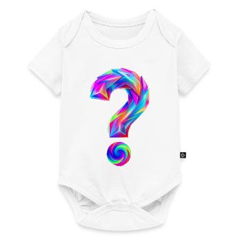 Fragezeichen - Baby Premium Kurzarmbody - Weiß - Vorne