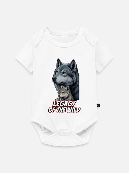 Wildwölfe Vermächtnis - Baby Premium Kurzarmbody - Weiß