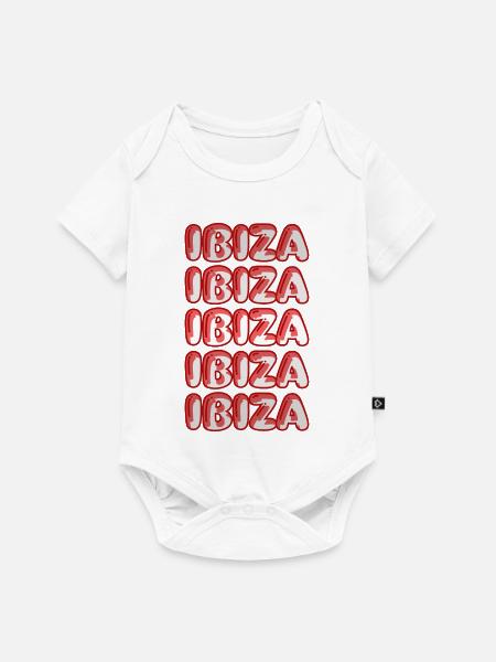 Geschenk für Ibiza - Baby Premium Kurzarmbody - Weiß