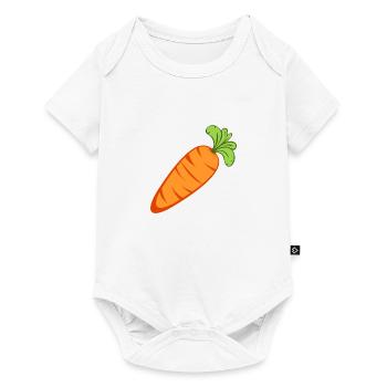 Carrot icon - Baby Premium short-sleeve bodysuit - white - Front