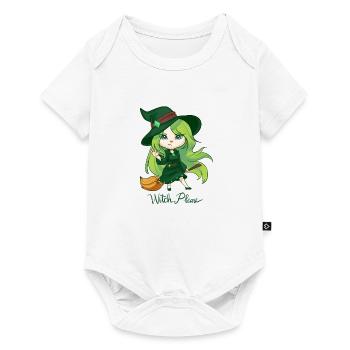T-Shirt Halloween - Sorcière - Sorcières - T-shirt de sorcières - Body à manches courtes Premium Bébé - blanc - Devant